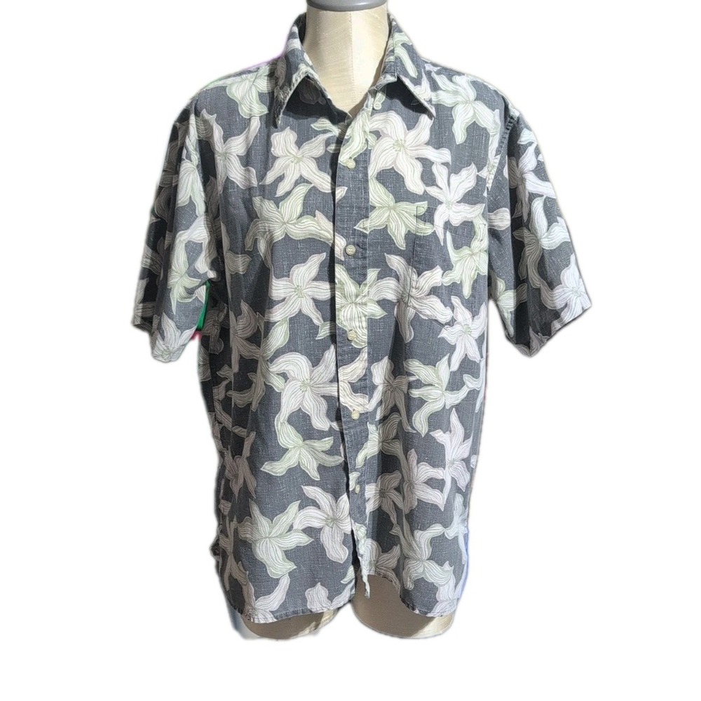 Men's Vintage Reyn Spooner Hawaiian Traditionals Commemorative Classics Shirt L